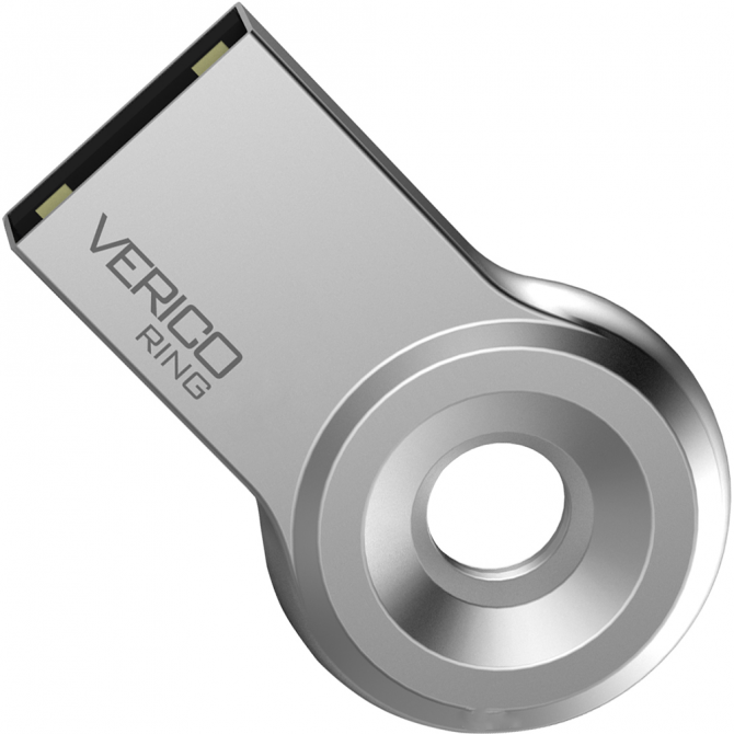 Флеш память Verico USB 8Gb Ring Silver-1