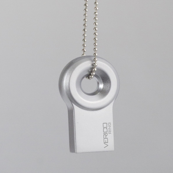 Флеш память Verico USB 8Gb Ring Silver-2