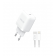 Сетевое зарядное устройство 1Type-C WALKER WH-63 PD20W White + Type-C to Lightning Cable