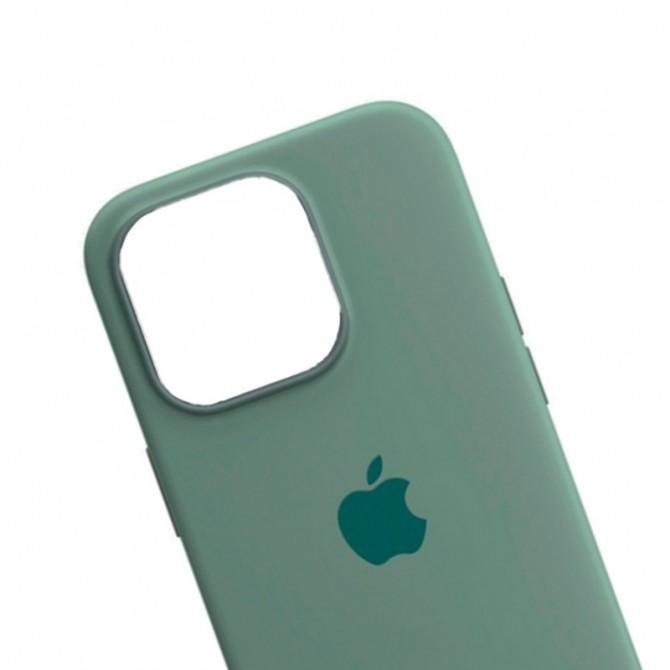 Оригинальный силиконовый чехол для iPhone 14 Pro Max Pine Green FULL-2