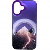 Чехол So Cool Print for Apple iPhone 16 Mountain Purple