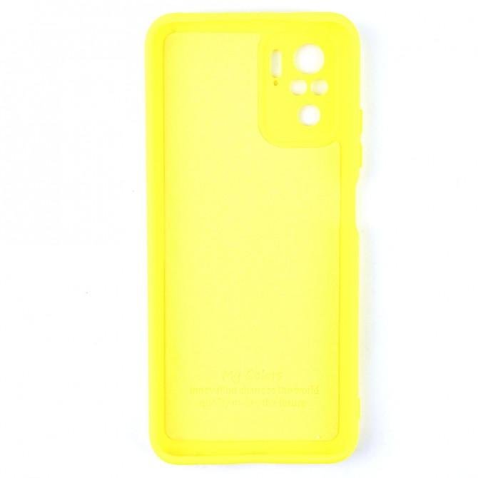 Чехол Soft Case для Xiaomi Redmi Note 10 Желтый FULL-2