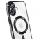 Чехол Wave Metyal Shining with MagSafe для iPhone 17 Черный
