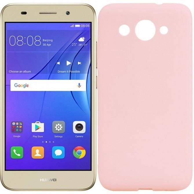 Чохол Soft Case для Huawei Y3 (2017) Рожевий