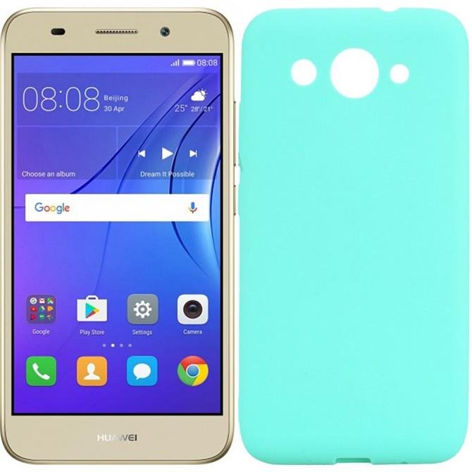 Чехол Soft Case для Huawei Y3 (2017) Светло синий