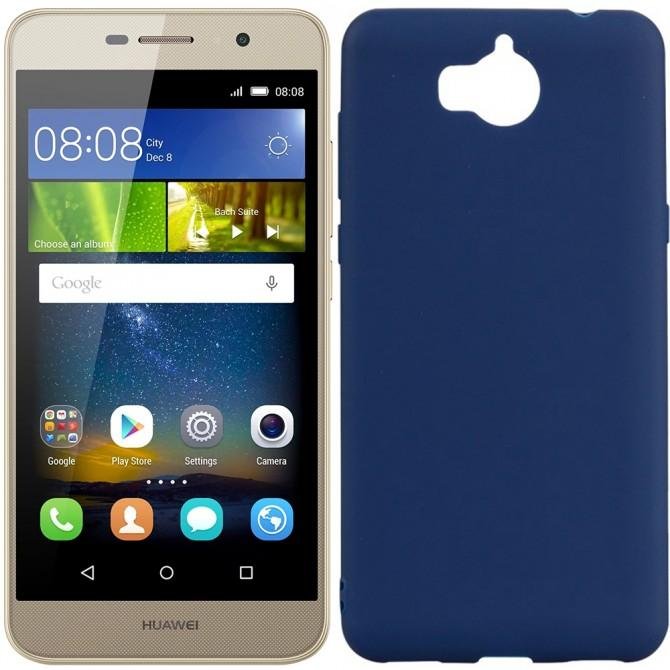 Чехол Soft Case для Huawei Y5 (2017) Темно синий