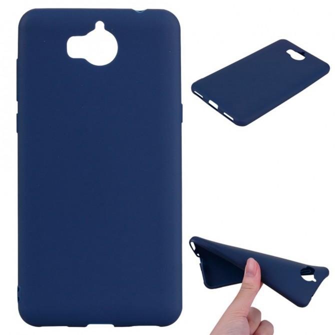 Чехол Soft Case для Huawei Y5 (2017) Темно синий-2