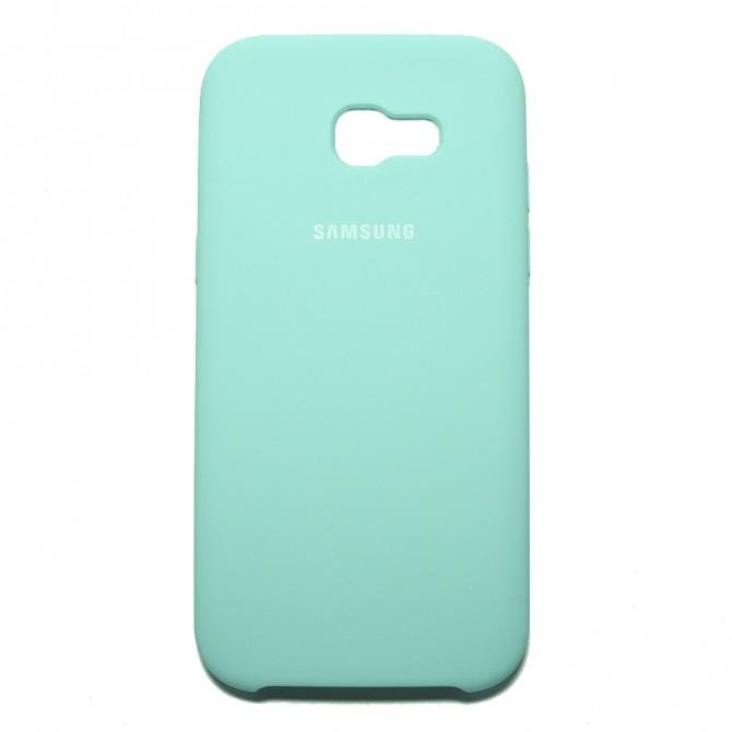 Чехол Soft Case для Samsung A320 Galaxy A3 2017 Светло голубой-1