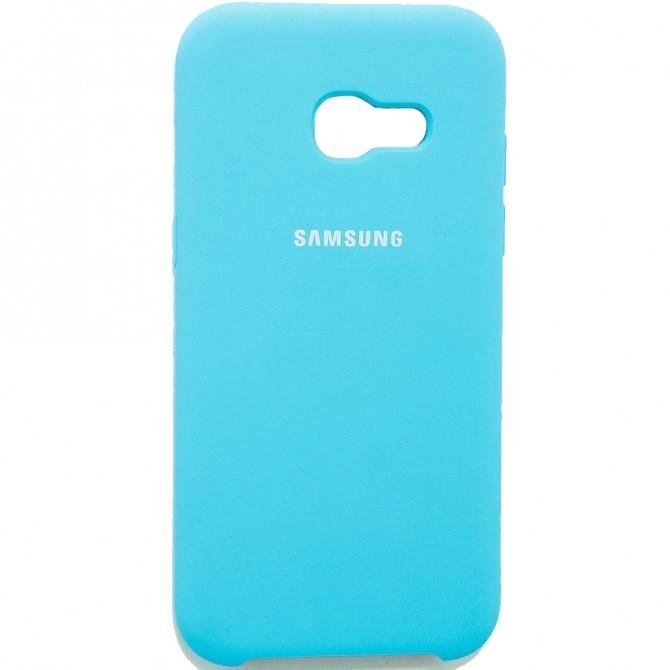 Чехол Soft Case для Samsung A320 Galaxy A3 2017 Синий-1