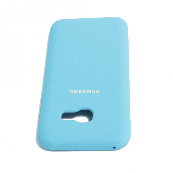 Чехол Soft Case для Samsung A320 Galaxy A3 2017 Синий-3