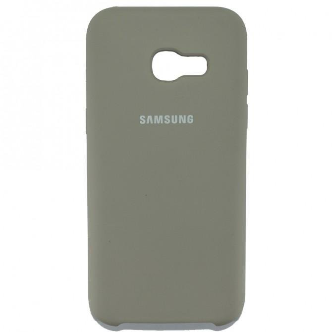 Чехол Soft Case для Samsung A520 (A5-2017) Пепельно серый-1