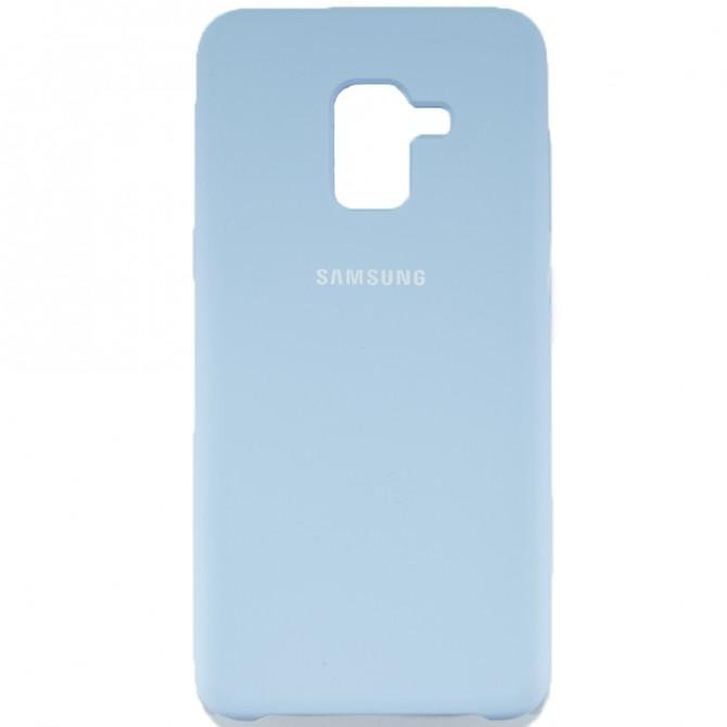 Чохол Soft Case для Samsung A8 2018 (A530) Блакитний-1