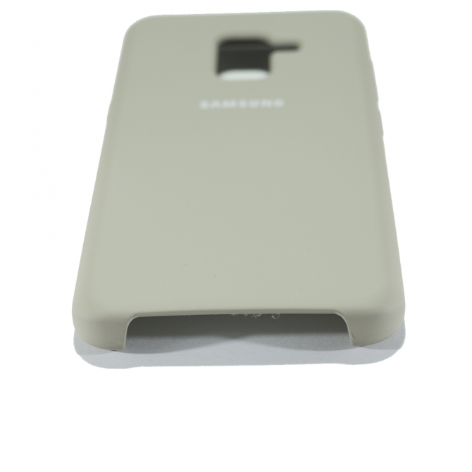Чехол Soft Case для Samsung A8 2018 (A530) Пепельно серый-3