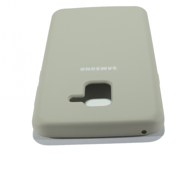 Чехол Soft Case для Samsung A8 2018 (A530) Пепельно серый-4