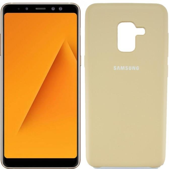 Чехол Soft Case для Samsung A730 Galaxy A8 plus 2018 Светло коричневый