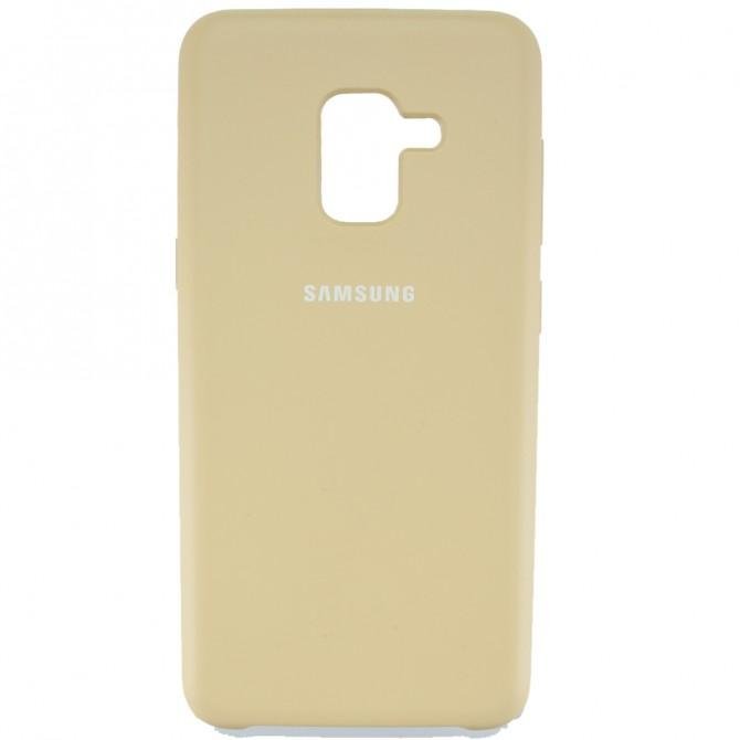 Чехол Soft Case для Samsung A730 Galaxy A8 plus 2018 Светло коричневый-1