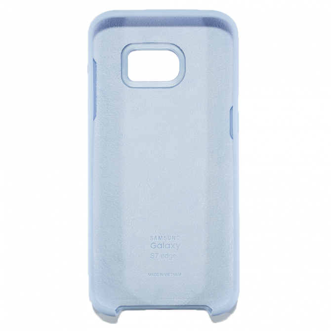 Чехол Soft Case для Samsung G935 Galaxy S7 Edge Голубой-2