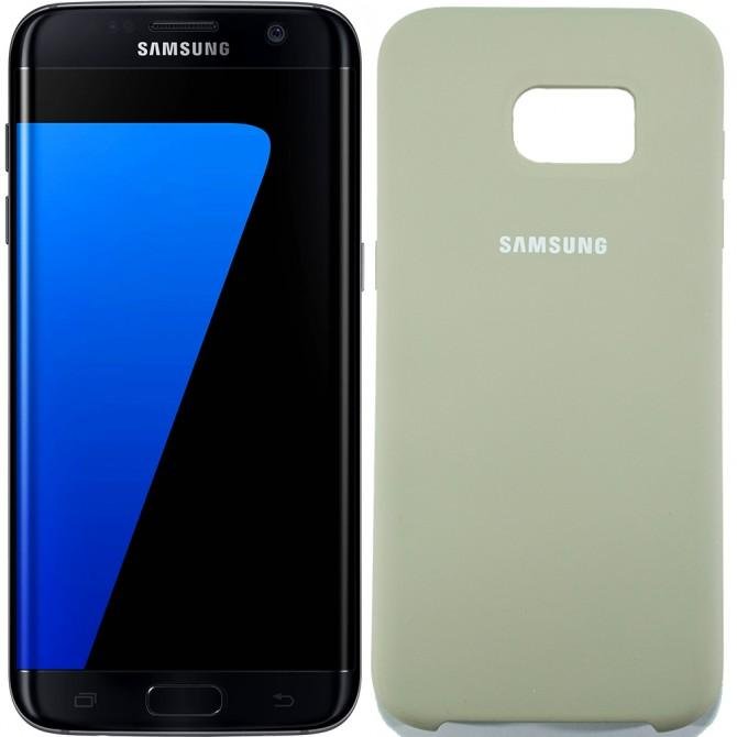 Чехол Soft Case для Samsung G935 Galaxy S7 Edge Пепельно серый