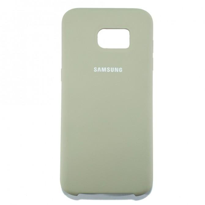 Чехол Soft Case для Samsung G935 Galaxy S7 Edge Пепельно серый-1