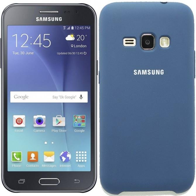 Чехол Soft Case для Samsung J120 (J1-2016) Темно синий