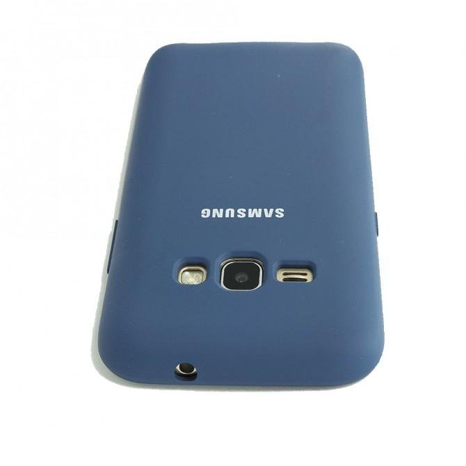 Чехол Soft Case для Samsung J120 (J1-2016) Темно синий-3