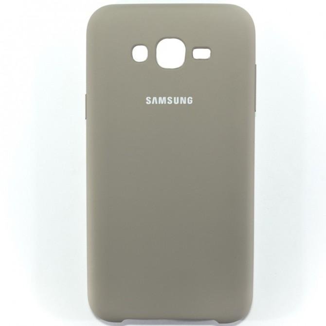 Чехол Soft Case для Samsung J700 (J7) Пепельно серый-1