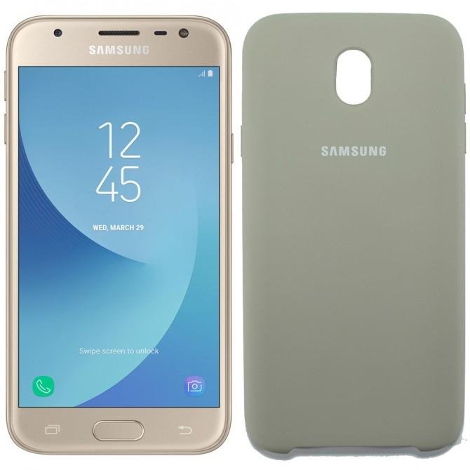 Чехол Soft Case для Samsung J730 (J7-2017) Пепельно серый