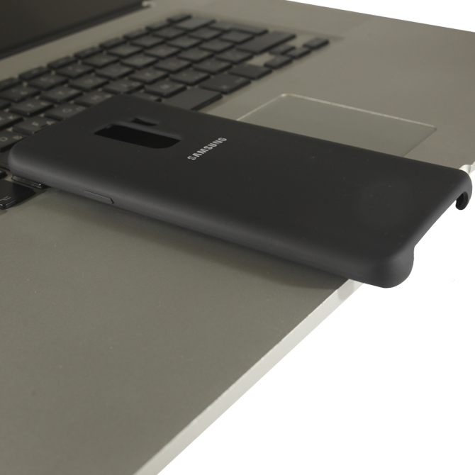 Чехол Soft Case для Samsung G965 Galaxy S9 Plus Темно серый-3