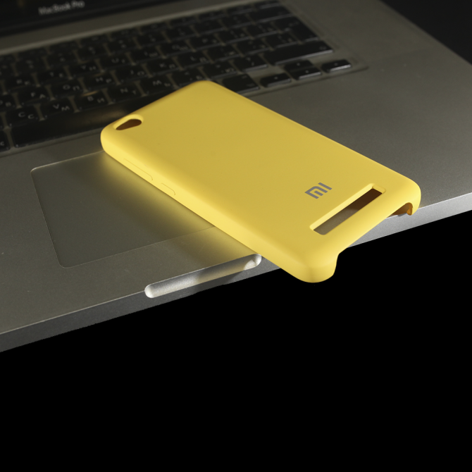 Чехол Soft Case для Xiaomi Redmi 4a Золотой-3