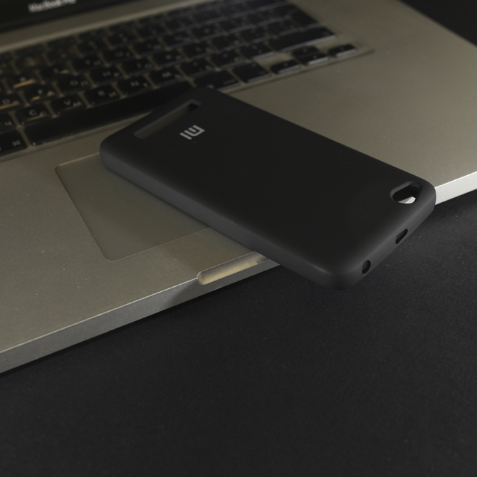 Чехол Soft Case для Xiaomi Redmi 4a Чёрный-4
