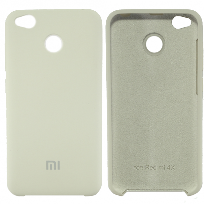 Чехол Soft Case для Xiaomi Redmi 4x Молочный