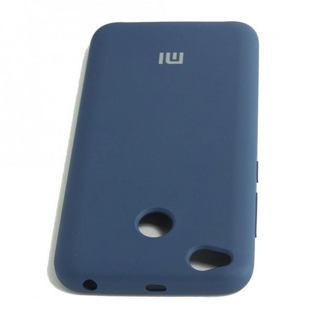 Чехол Soft Case для Xiaomi Redmi 4x Темно синий-4