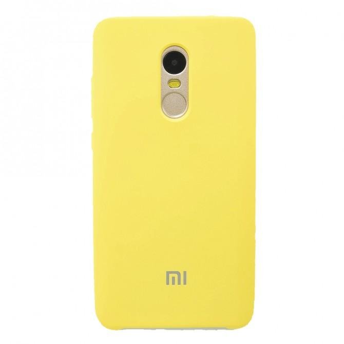 Чехол Soft Case для Xiaomi Redmi Note 4x Желтый-1