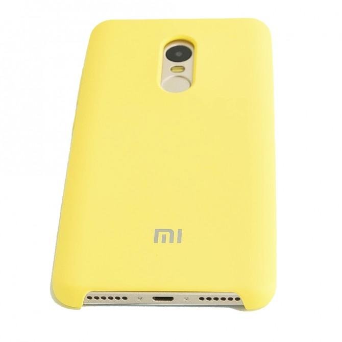 Чехол Soft Case для Xiaomi Redmi Note 4x Желтый-3