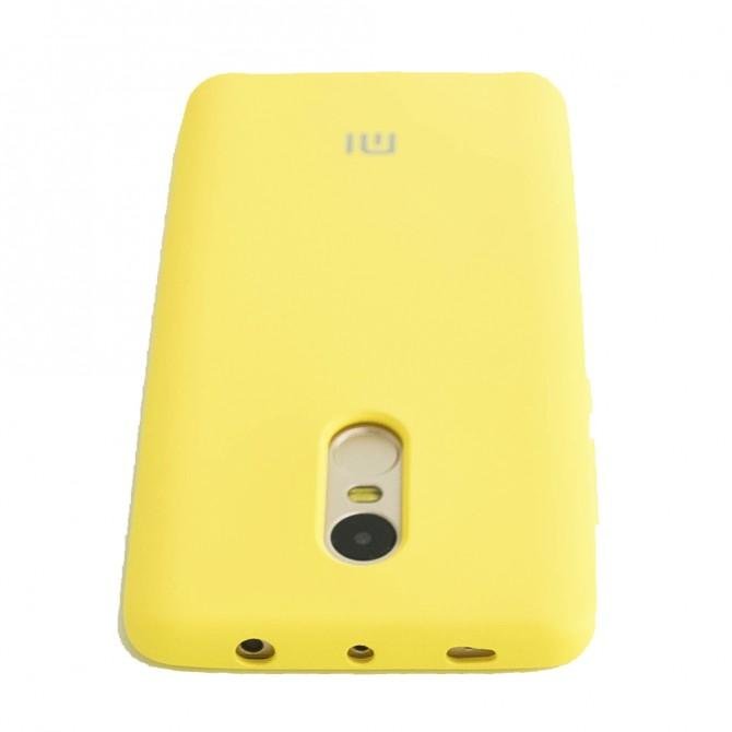 Чехол Soft Case для Xiaomi Redmi Note 4x Желтый-4