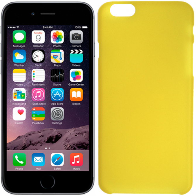 Чехол Perfektum UltraThin для iPhone 6 Yellow