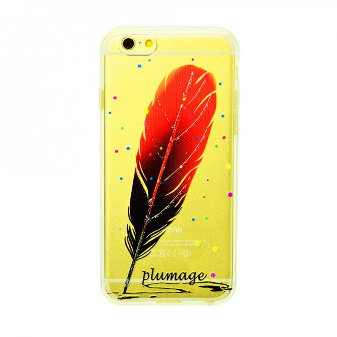 Чохол Plume Silicone Case для iPhone 5 Червоний-3