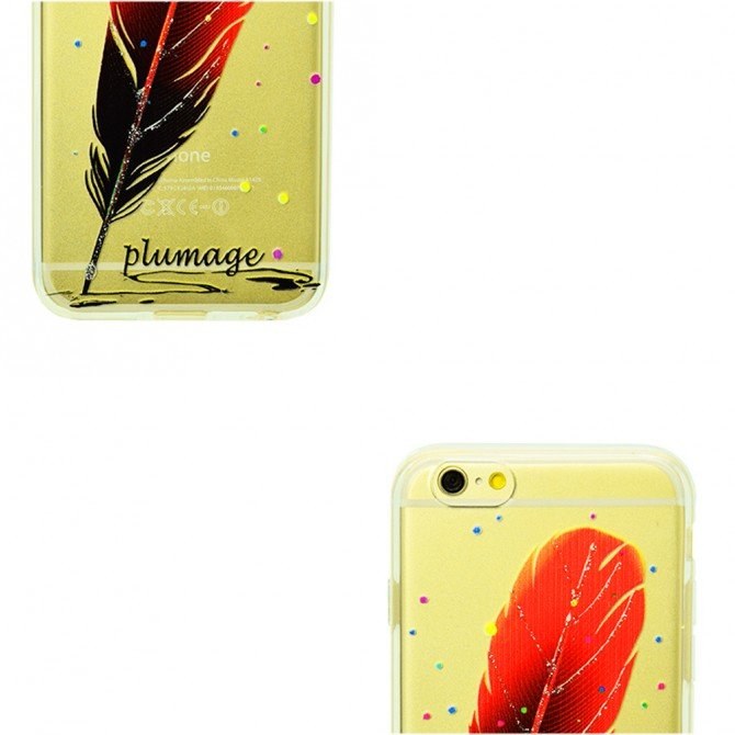 Чохол Plume Silicone Case для iPhone 5 Червоний-2