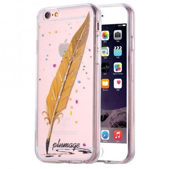 Чехол Plume Silicone Case для iPhone 6 Gold-2