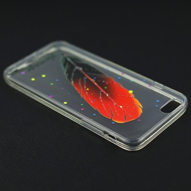 Чехол Plume Silicone Case для iPhone 6 Plus Red-2