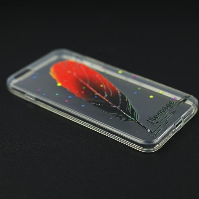 Чехол Plume Silicone Case для iPhone 6 Plus Red-3