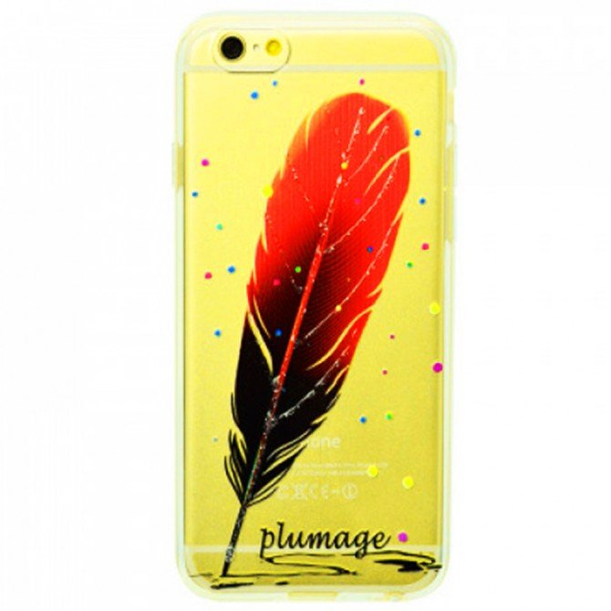 Чехол Plume Silicone Case для iPhone 6 Red-3