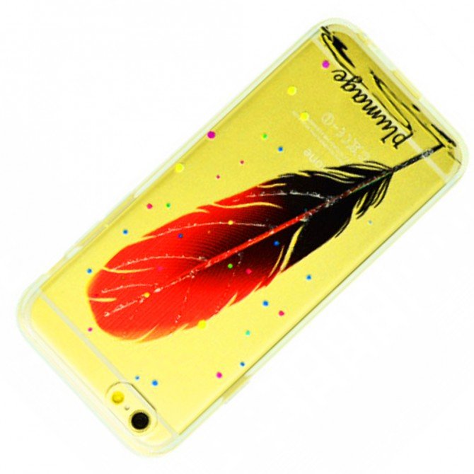 Чехол Plume Silicone Case для iPhone 6 Red-1