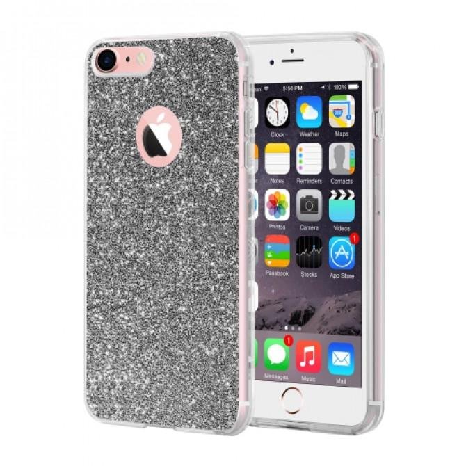 Чехол Remax Glitter Silicone Case для iPhone 6 Чёрный
