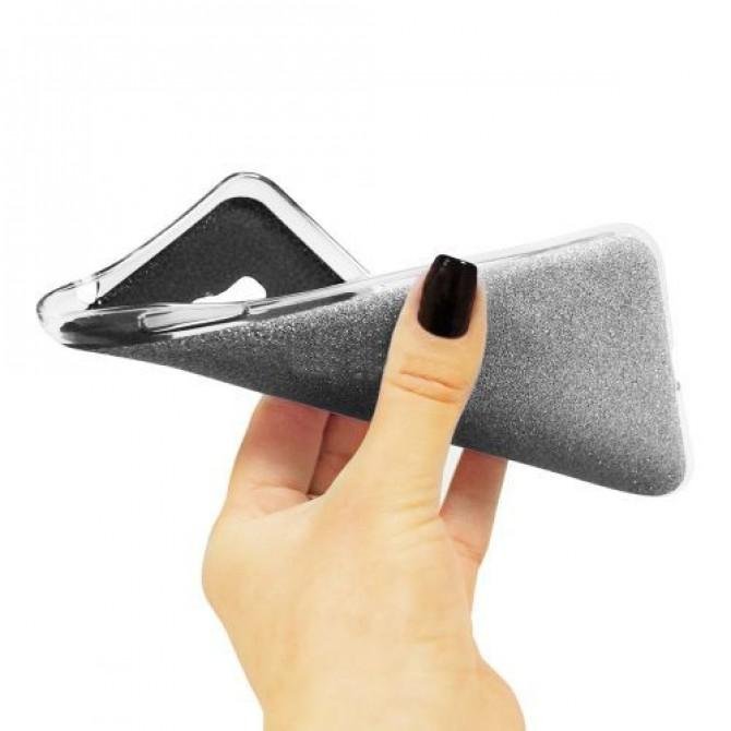 Чехол Remax Glitter Silicone Case для iPhone 6 Чёрный-2