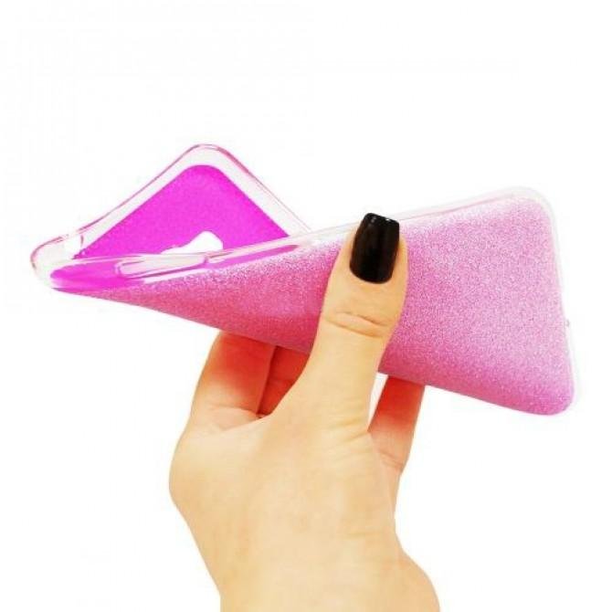 Чехол Remax Glitter Silicone Case для iPhone 6 Plus Pink-2