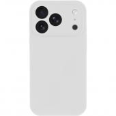 Силиконовый чехол для iPhone 17 Pro White FULL (NO LOGO)