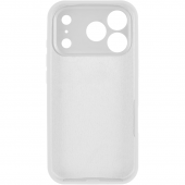 Силиконовый чехол для iPhone 17 Pro White FULL (NO LOGO)