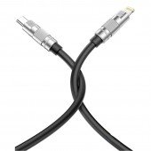 Кабель XO NBQ228A PD Type-C to Lightning 27W 1.2m Black Кабель XO NBQ228A PD Type-C to Lightning 27W 1.2m Black