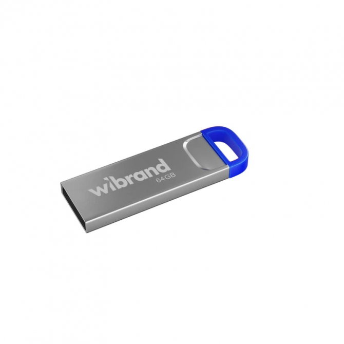 Флеш-накопичувач Wibrand USB 2.0 64Gb Falcon Блакитний